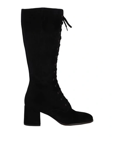 Shop Chie Mihara Woman Boot Black Size 8 Leather