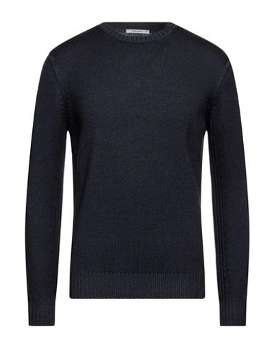 Shop Kangra Man Sweater Midnight Blue Size 40 Wool