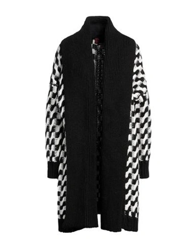 Shop Stefanel Woman Cardigan Black Size M Acrylic, Wool, Alpaca Wool