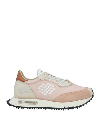 Shop Bepositive Woman Sneakers Light Pink Size 7 Soft Leather, Textile Fibers