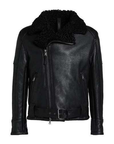 Shop Garrett Man Jacket Black Size 42 Soft Leather