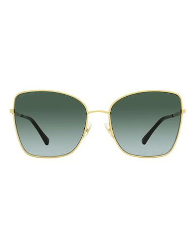 Shop Jimmy Choo Butterfly Alexis Sunglasses Woman Sunglasses Blue Size 59 Metal