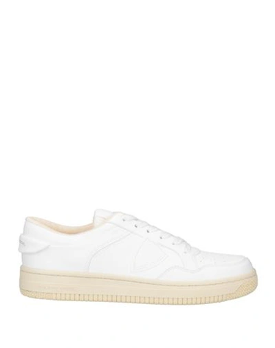 Shop Philippe Model Man Sneakers White Size 7 Soft Leather
