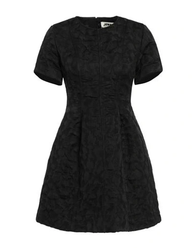 Maison Rabih Kayrouz Woman Mini Dress Black Size 4 Acrylic, Wool, Acetate, Polyester, Polyamide In Black
