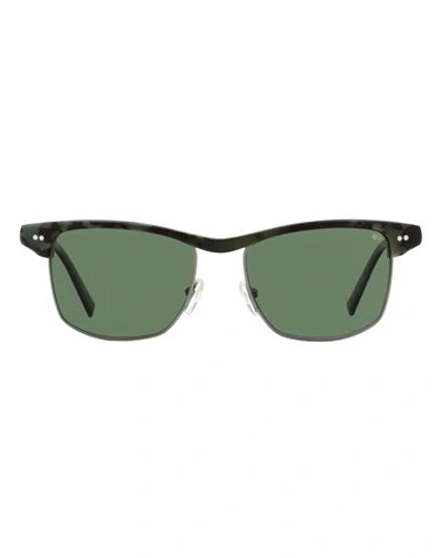 Shop John Varvatos Cash V606 Sunglasses Man Sunglasses Multicolored Size 54 Stainless Steel In Fantasy