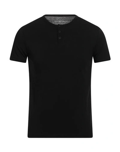 Shop Why Not Brand Man T-shirt Black Size Xxl Cotton, Elastane