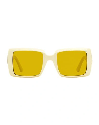Shop Moncler Promenade Ml0244 Sunglasses Woman Sunglasses Gold Size 53 Acetate