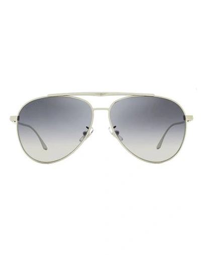 Shop Longines Pilot Lg0005-h Sunglasses Sunglasses Silver Size 59 Metal