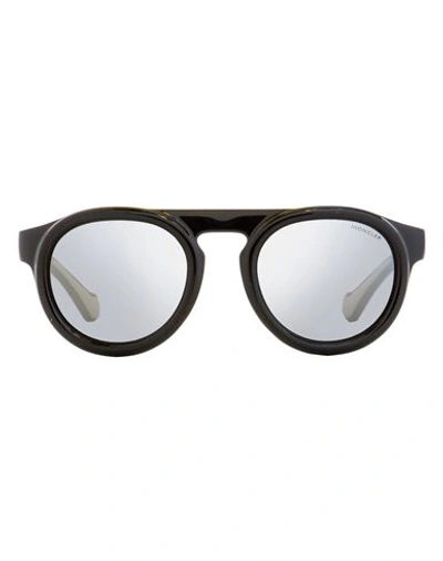 Shop Moncler Ml0088 Sunglasses Man Sunglasses Black Size 51 Plastic