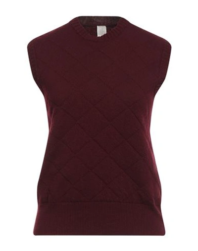 Shop Eleventy Woman Sweater Deep Purple Size L Wool