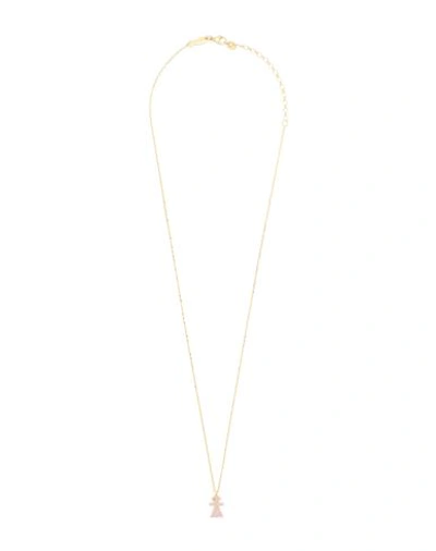 Shop Kurshuni Girl Necklace Woman Necklace Gold Size - 925/1000 Silver, Cubic Zirconia