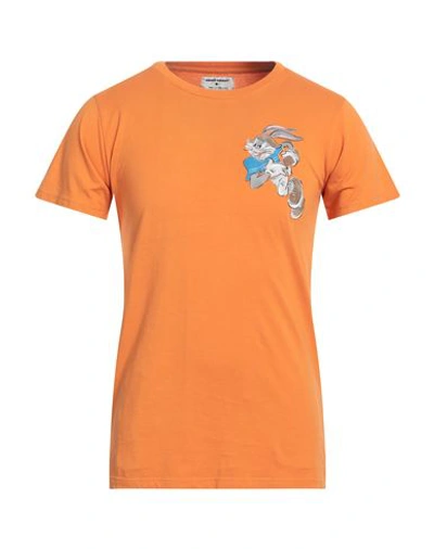 Shop Front Street 8 Man T-shirt Orange Size Xl Cotton