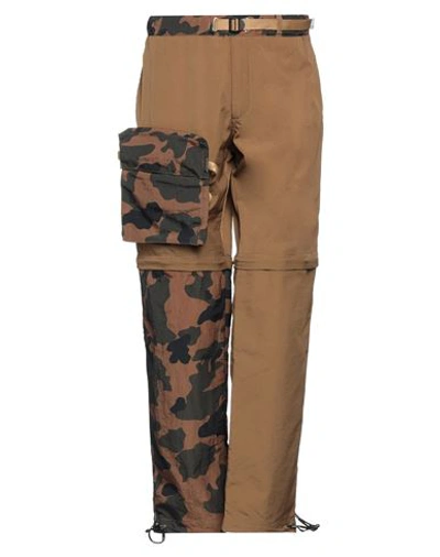 White Sand Man Pants Khaki Size 34 Polyamide, Polyurethane In Beige