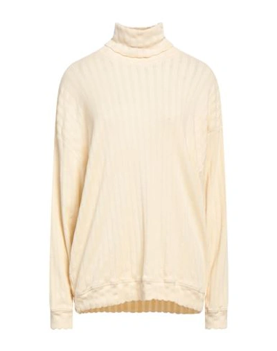 Shop American Vintage Woman T-shirt Ivory Size M/l Cotton, Elastane In White