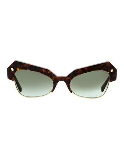 Shop Dsquared2 Dalia Dq0367 Sunglasses Woman Sunglasses Brown Size 52 Acetate