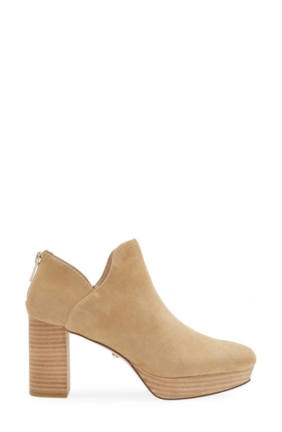 Shop Pelle Moda Lesia Platform Bootie In Latte