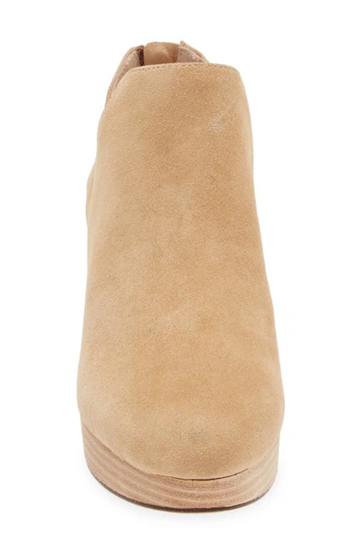 Shop Pelle Moda Lesia Platform Bootie In Latte