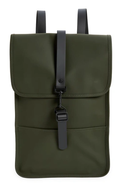 Shop Rains Mini Waterproof Backpack In Green
