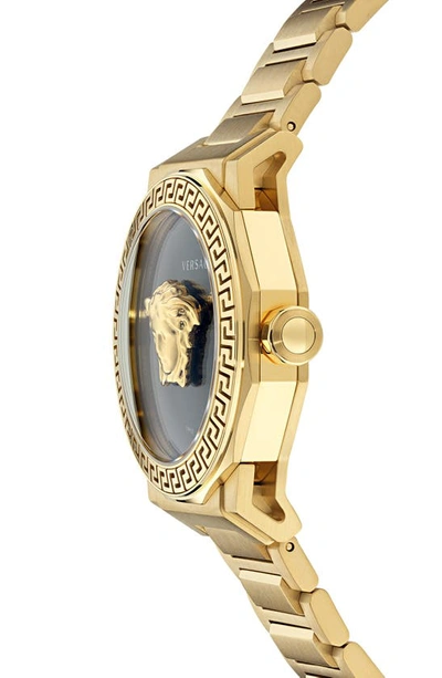 Shop Versace Medusa Deco Bracelet Watch, 38mm In Ip Yellow Gold