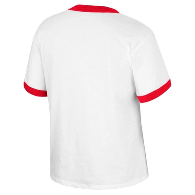 Shop Colosseum X Wrangler White Ohio State Buckeyes Freehand Ringer T-shirt