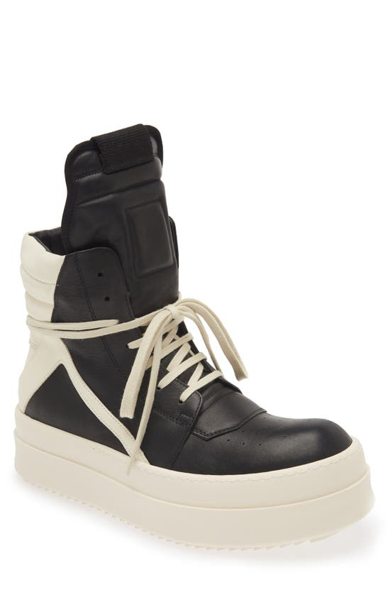 Geobasket leather sneakers