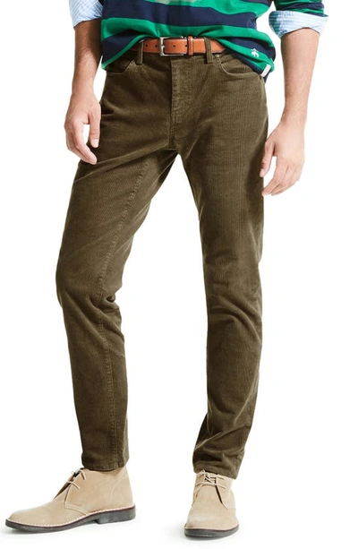 Shop Brooks Brothers Cotton Stretch Corduroy Pants In Tarmac