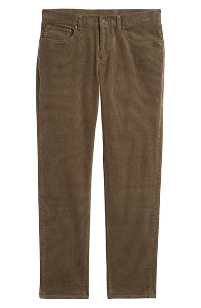 Shop Brooks Brothers Cotton Stretch Corduroy Pants In Tarmac