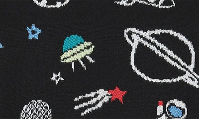 Andy & Evan Kids' Intarsia Pullover Sweater In Space Black