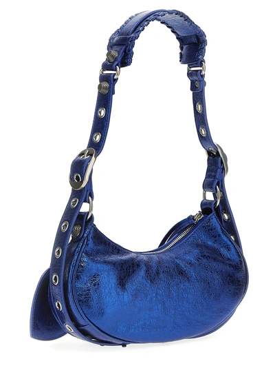 Shop Balenciaga Le Cagole Xs Crossbody Bags Blue