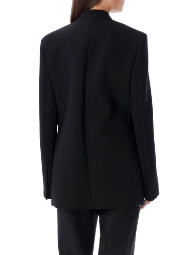 Shop Jil Sander V-neck Belted Tailored Blazer