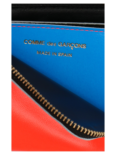 Shop Comme Des Garçons Super Fluo Wallet In Multicolor