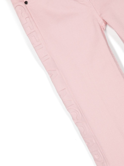 Shop Stella Mccartney Pink Flared Jeans In Rosa