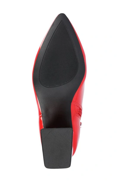 Journee Collection Sorren Boot In Patent/ Red