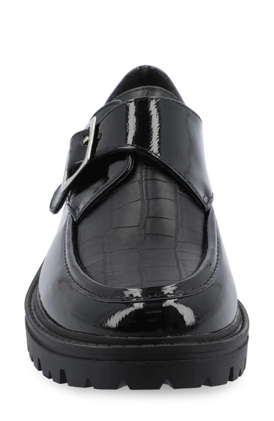 Journee Collection Azula Lug Loafer In Black