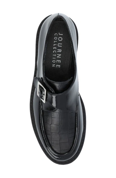 Journee Collection Azula Lug Loafer In Black