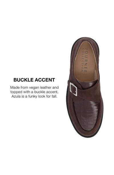 Shop Journee Collection Azula Lug Loafer In Brown