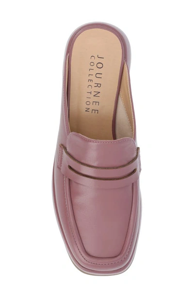 Journee Collection Antonia Loafer Mule In Mauve