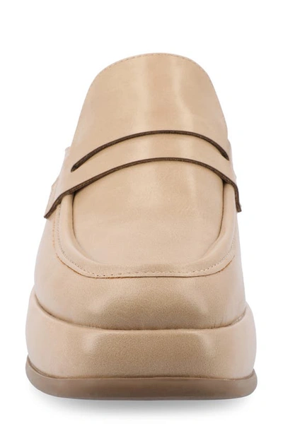 Journee Collection Antonina Womens Square Closed Toe Mules In Tan