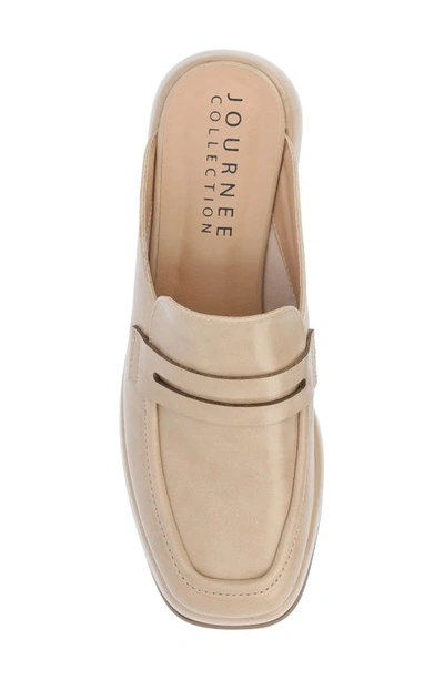 Journee Collection Antonina Womens Square Closed Toe Mules In Tan