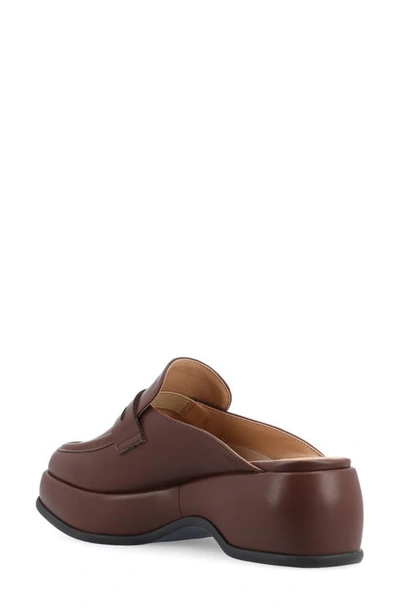 Journee Collection Antonia Loafer Mule In Brown