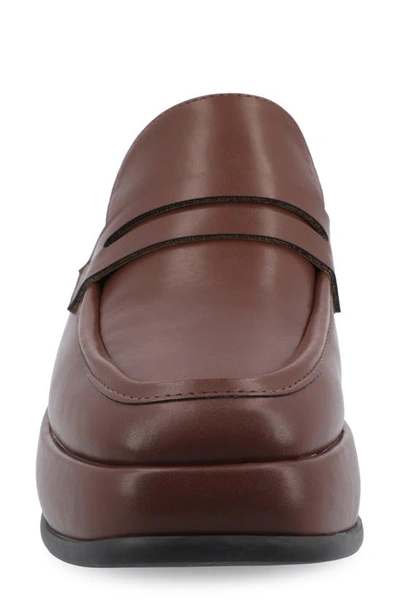 Journee Collection Antonia Loafer Mule In Brown