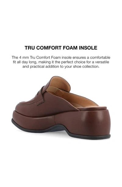 Journee Collection Antonia Loafer Mule In Brown