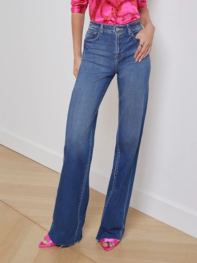 Shop L Agence Scottie Wide-leg Jean In Hasting