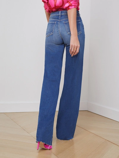 Shop L Agence Scottie Wide-leg Jean In Hasting