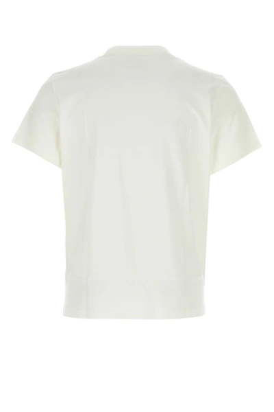 Shop Courrèges Courreges Man Ivory Cotton T-shirt In White