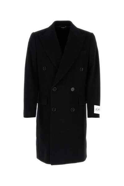 Shop Dolce & Gabbana Man Cappotto In Black