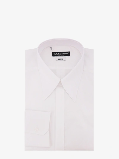 Shop Dolce & Gabbana Man Shirt Man White Shirts