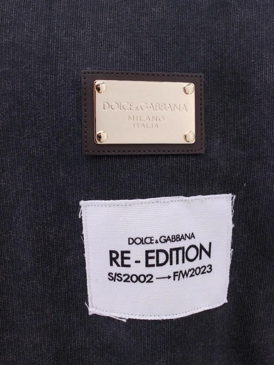 Shop Dolce & Gabbana Man Sweatshirt Man Grey Sweatshirts In Gray