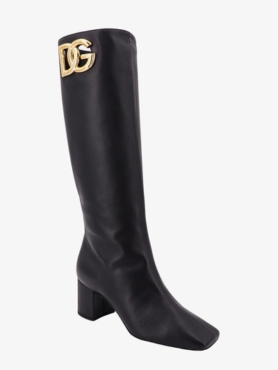 Shop Dolce & Gabbana Woman Boots Woman Black Boots