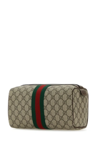 Shop Gucci Man Gg Supreme Fabric Beauty Case In Multicolor